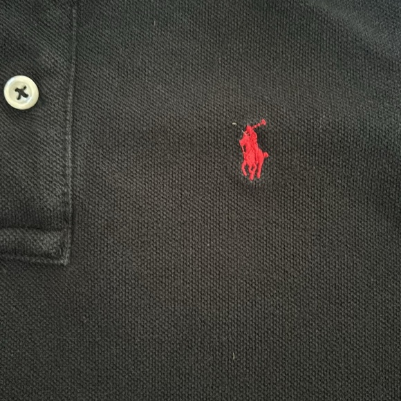 Polo, Ralph Lauren boys, size 5 black short sleeve polo - Picture 2 of 4